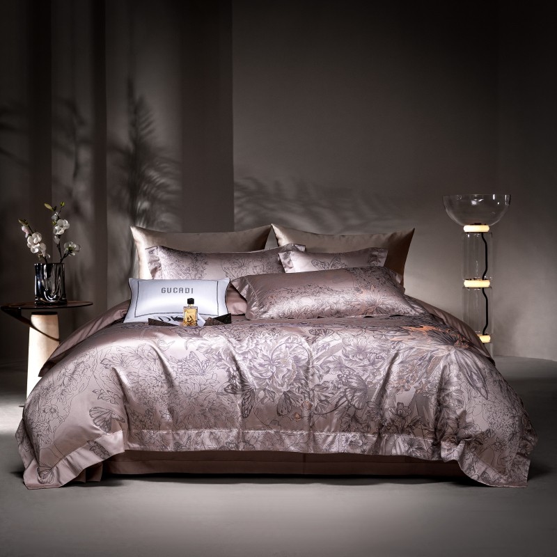 Brązowy żakardowy luksusowy ze – Home Textiles Premium recenzja i cena