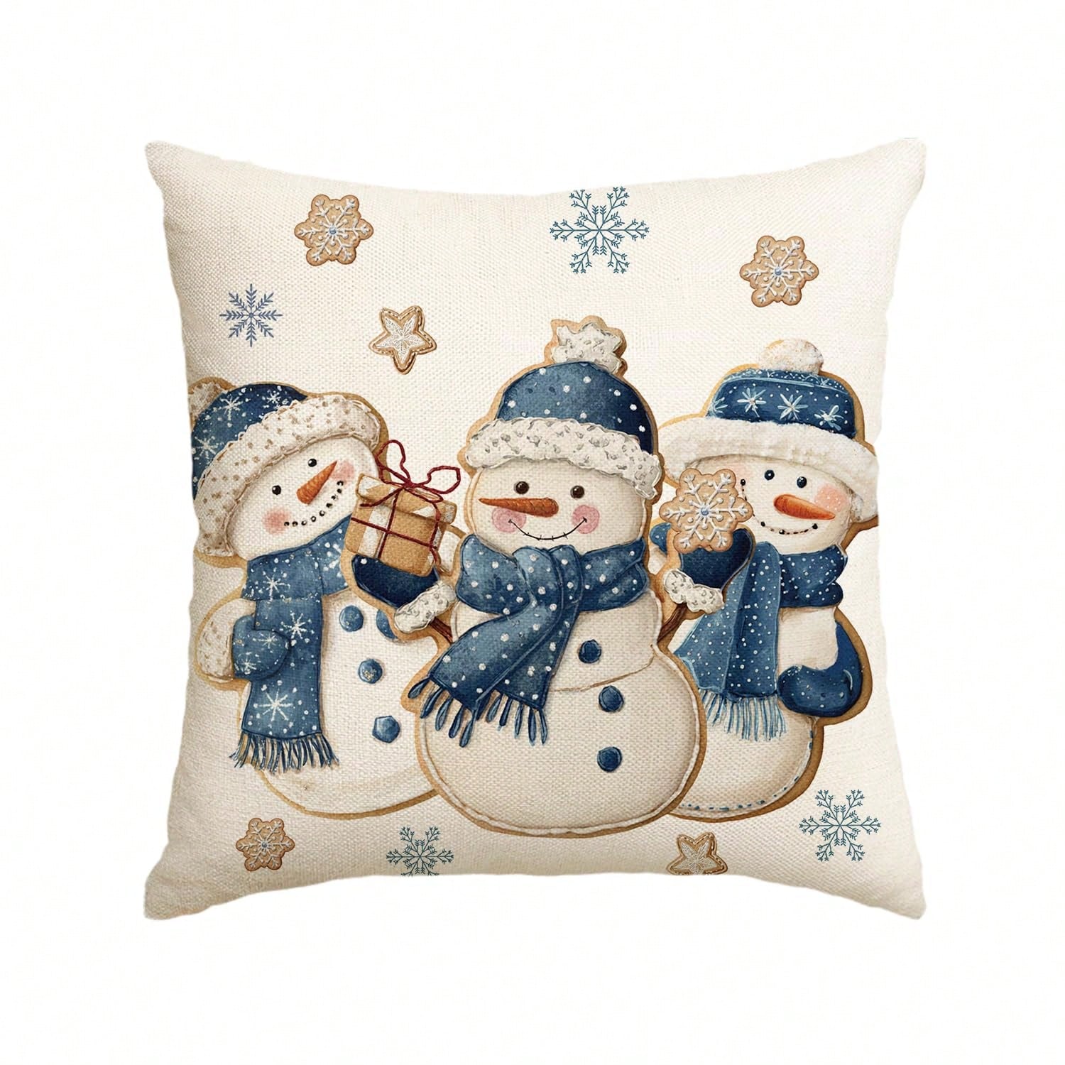 1 szt. Zimowy Bałwan, Płatki Ś – Pillow Insert 18X18 recenzja i cena